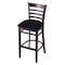 Holland Bar Stool Co 30" Bar Stool, Dark Cherry Finish, Canter Twilight Seat 314030DC002 - alternate 1